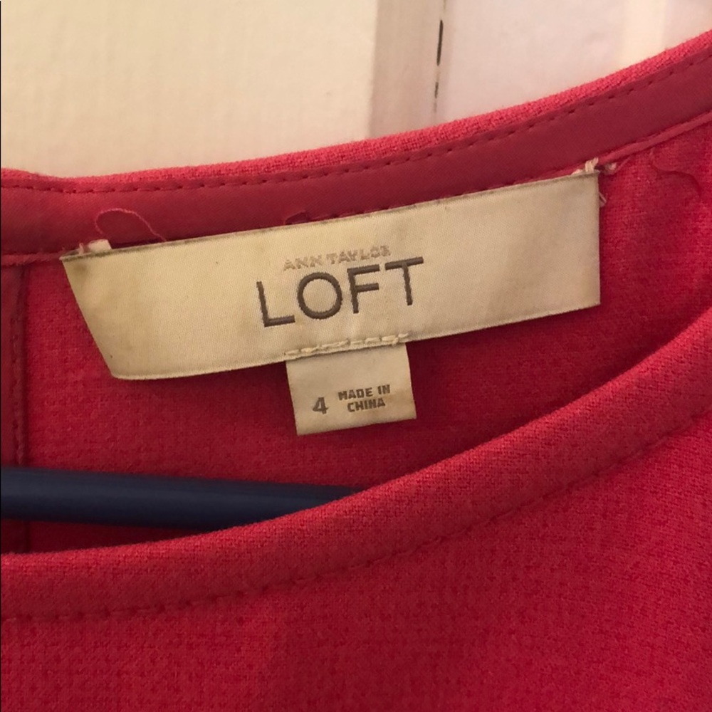 Loft Color Block Shift Dress - Picture 3 of 4
